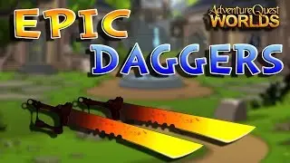 How to Get FREE EPIC Daggers (Dacite Daggers) ✦AQW✦