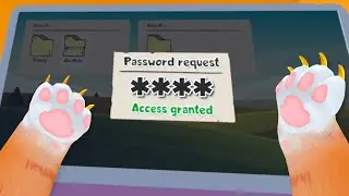 HACKING Into Granny's New SECRET FOLDER! - I Am Cat VR