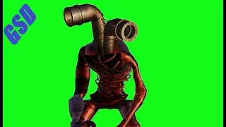 Siren Head Pipe Head Horror Zone Green Screens | Trevor Henderson Fan Made