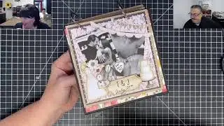 2020 Desk Calendar Turned Mini Album - August