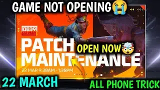 FreeFire Is Not Opening Today | Freefire Kyu Nhi Chal Raha Hai | Free Fire Not Opening 22 March