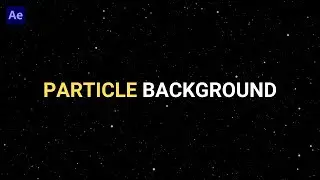 Easy Particle Background After Effects Tutorial (No Plugins Needed)