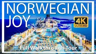 Norwegian Joy | Full Walkthrough Ship Tour & Review |Total Renovation Must See | 4K All Public Areas