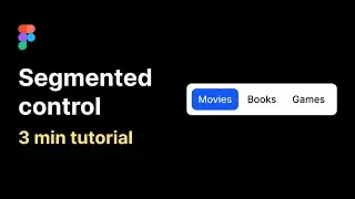 Segmented button in Figma