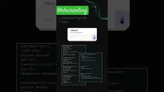 Interactive Sign-up form | with HTML, CSS and JS 