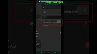 How to add video links in shorts tamil / Shorts links / #shijitechtamil  #shorts #youtubetipstamil