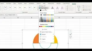 How to Create the 180-degree Gauge Chart in Excel - Part 3
