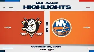 NHL Highlights | Ducks vs. Islanders - October 29, 2024