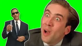 Are You Serious Face Nicolas Cage Meme Footage Green Screen Animation