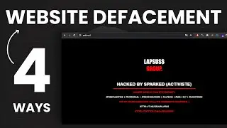 4 Ways Hackers Use To Deface A Website!!