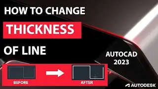 how to change line thickness in autocad|| autocad tutorials
