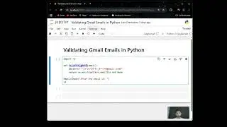 Email Validation in Python | Regex for Gmail ID Check | Learn_Code Infinity AI
