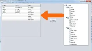 Java - How To Transfer JTree Nodes Data To JTable Rows In Java NetBeans [ with source code ]