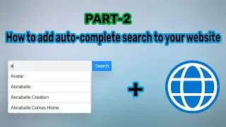 How to add auto-complete search to your website [PART-2]