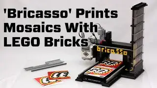 'Bricasso' Prints Mosaics With LEGO Bricks