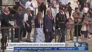 Trump campaign incident at Arlington Cemetery