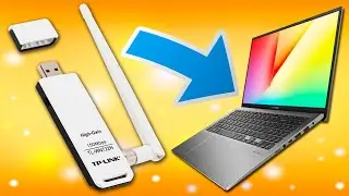 Как подключить внешний Wi-Fi адаптер к ноутбуку Windows 11.Как установить USB вай фай адаптер