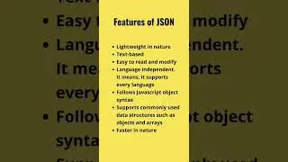 JSON methods and its data types #youtubeshorts #shorts #shortsfeed #json #programming #shortsvideo