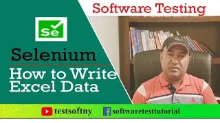 How to write data into Excel using Selenium WebDriver