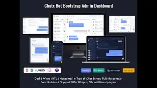 Chatbot Dashboard Responsive Bootstrap 5 Admin Template