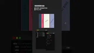 card animation using css flex #flex #css #animation #onlinetutorials #learing #frontenddeveloper