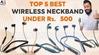 Top 5 Best Bluetooth Neckband Earphones Under 500 ₹ 2022 || Best Wireless Earphone Hindi