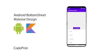 Android BottomSheet Material Design