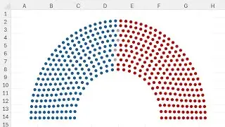 How to make a parliament chart in excel