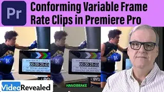 Conforming Variable Frame Rate Clips in Premiere Pro