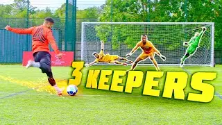 F2 VS 3 KEEPERS!!! ⚽️🧤🔥