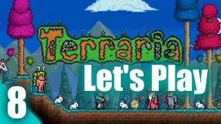 Terraria Let's Play #8 - Chlorophyte Mining in the Jungle Biome