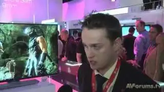 LG present their Infinia TV range at CES 2010