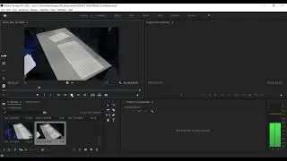 Importing Audio only from Camera Footage in Adobe Premiere Pro