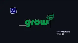Simple stroke path logo reveal animation in after effects cc 2024