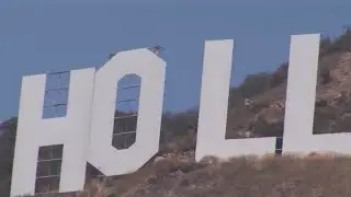 The Hollywood sign is getting a paint job