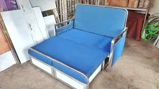 SOFA COME BED (sofa cum bed) #furniture #spacesavingfurniture #sofa #bed || MD KHAN Steel Furniture