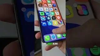 Swip gesture on iPhone #iphonetips #smartphone #iphonegestures #ios18 #tips #drfone #techtutorial