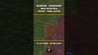 🚨 03.08.2024 UKRAINE-RUSSIA WAR TIME-LAPSE: #timelapse #trending #viral #ukrainewar