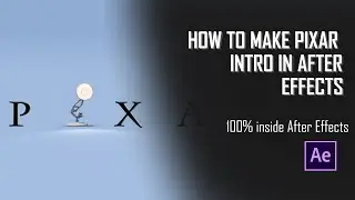 How to make Pixar intro in After Effects | After Effects tutorial |