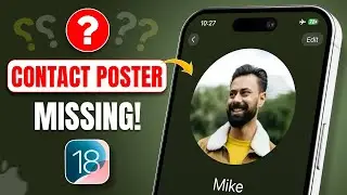 How to Solve Contact Poster is Missing on Your iPhone | No Contact Photos Issue