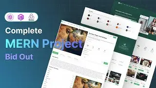 Build a Full-Stack Bidding App with React, Node, MongoDB, Express & Redux Toolkit | MERN Project