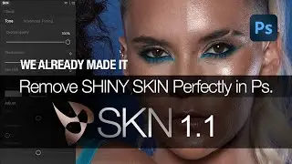 Photoshop: Our plugin to remove SKIN SHINE off foreheads and faces better than ever. | NBP SKN