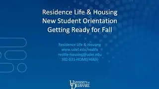 NSO 2022: Your Residence Hall Experience