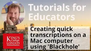 Simple automatic transcriptions using Microsoft Word and the Blackhole audio driver.