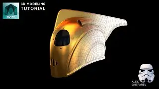 Rocketeer Helmet - Maya 3D Modeling Tutorial