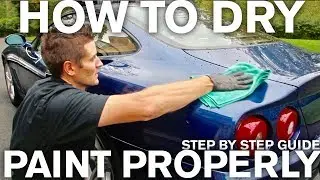 How to Dry Paint Properly No Scratches