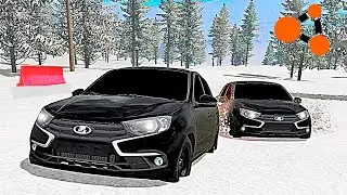 ОПЕРСКАЯ ПОГОНЯ ПО СНЕГУ!! - РЕАЛЬНАЯ ЖИЗНЬ в BeamNG с РУЛЕМ!!