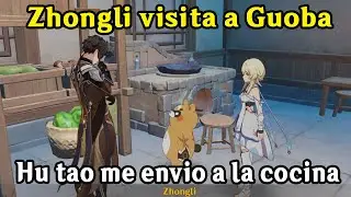 Hu Tao manda a la cocina a Zhongli | Dialogos finales del Rito de la linterna Genshin Impact 3.4