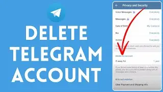 How to Delete Telegram Account (2024) | Remove Telegram Account