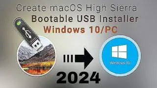 HOW TO MAKE A BOOTABLE MAC OS USB DRIVE USING WINDOWS -- 2024 NEW METHODS